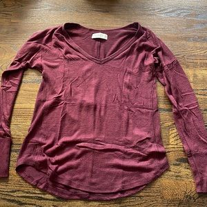 Abercrombie and fitch soft long Sleeve tee shirt size M